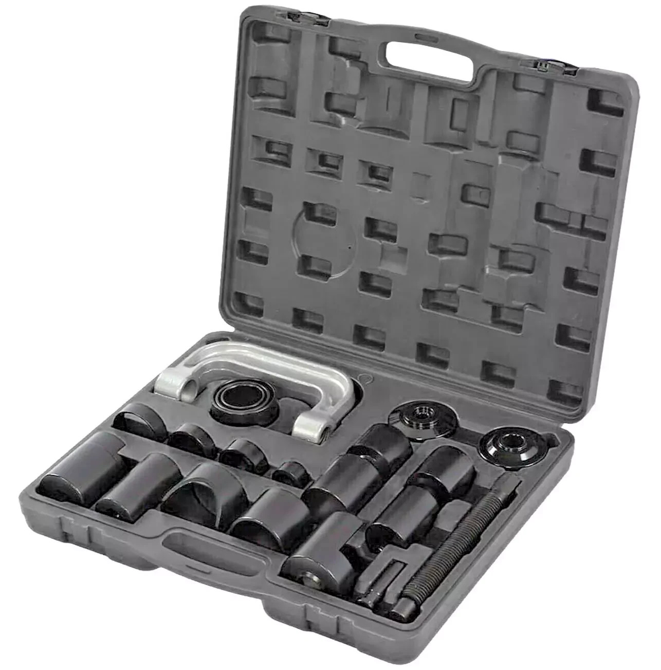 Ball Joint Press Tool Kit 21pc – C-Frame | U-Joint Remover | Cars/Vans | Case