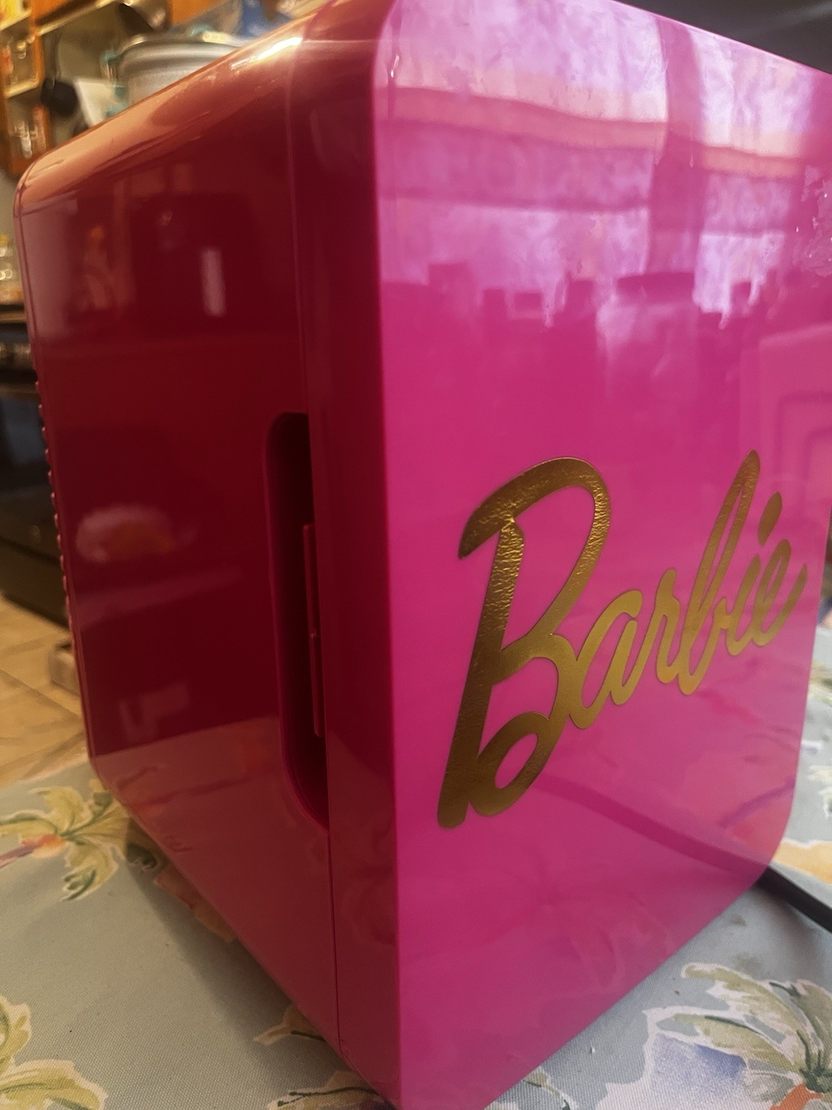Pink Electric Mini Fridge Barbie Pink