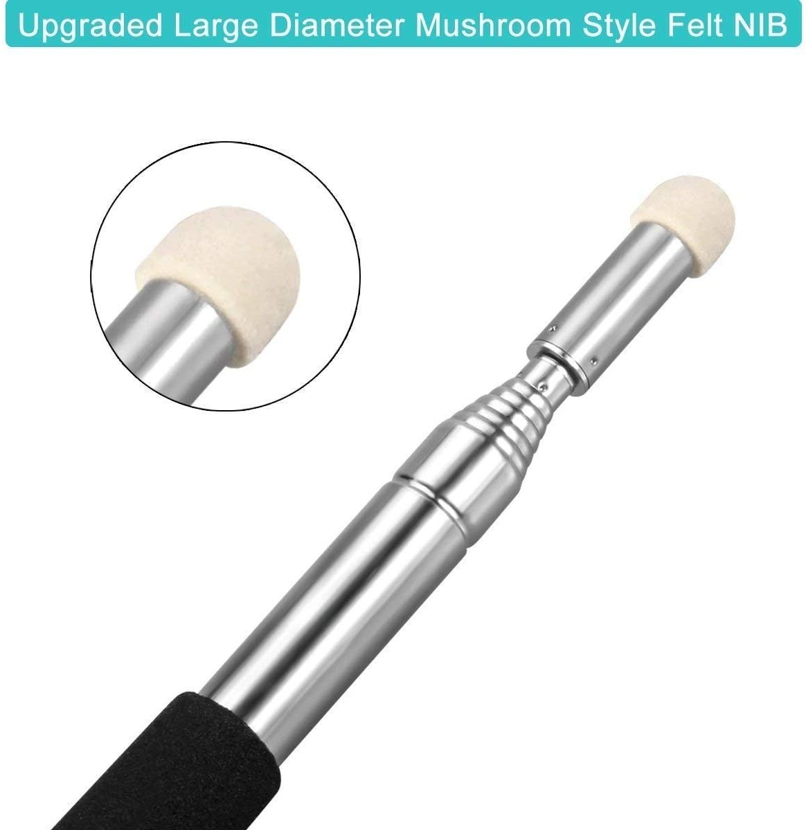 2PCS Telescopic Teachers Pointer - Adjustable & Lightweight Presentation Tool