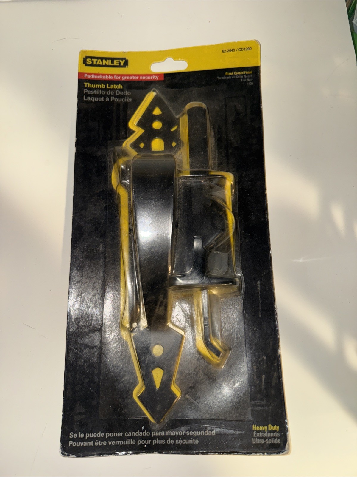 Stanley Professional Choice Black Coated Heavy Duty Gate Latch CD1264 62-2043