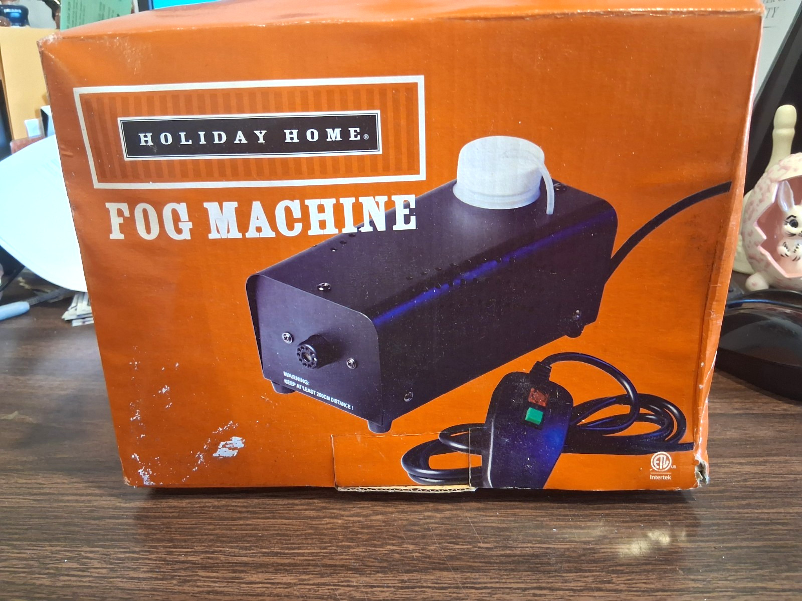 Holiday Home Fog Machine 400 Watt Black Metal Casing Sealed in Open Box - FM-400