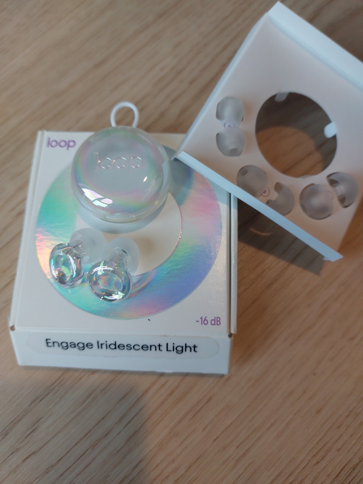 SEALED Loop Earplugs Iridescent Light Engage Official Genuine Transparentrainbow