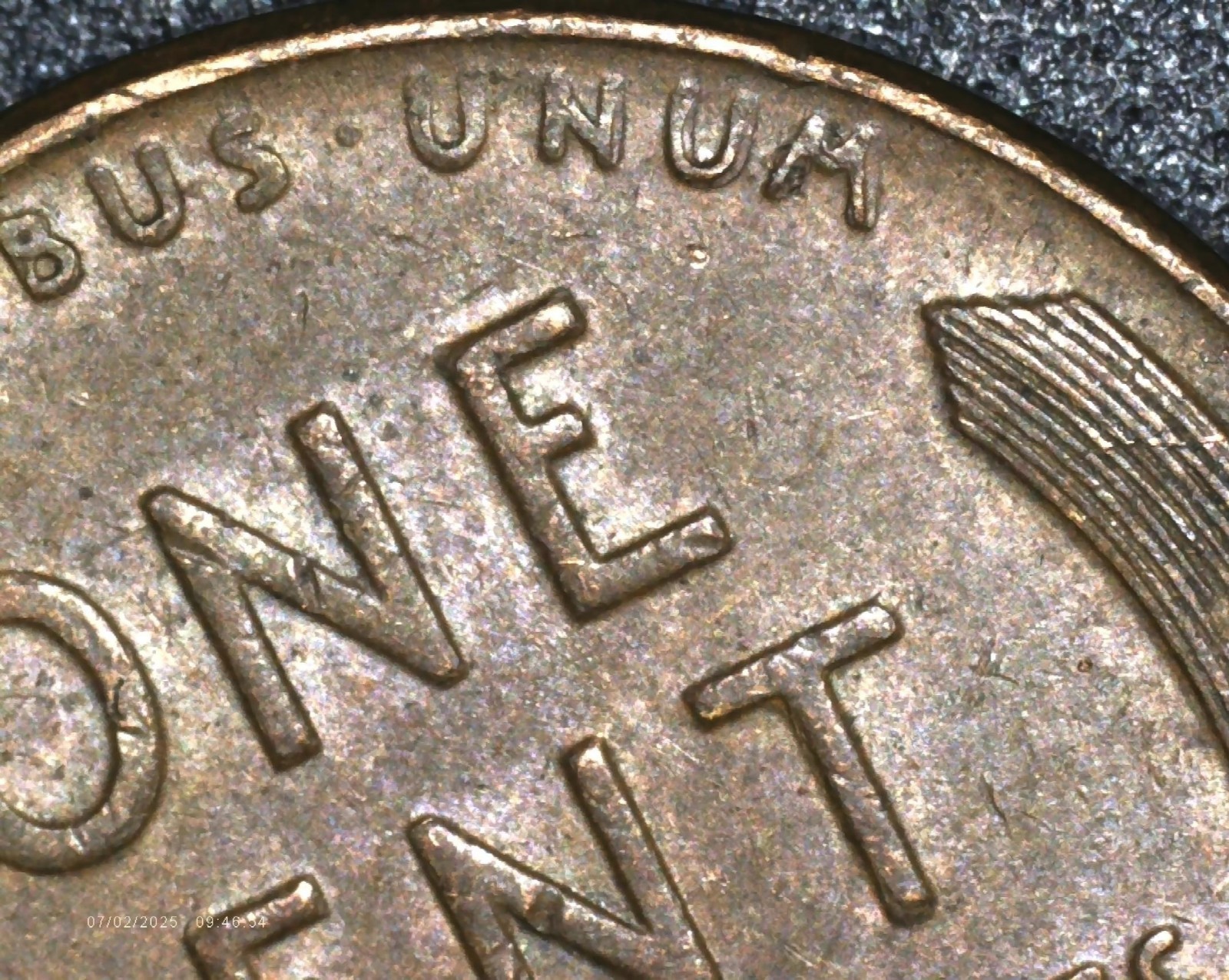 1950 D Wheat Penny Error - RPM - Strong Double Strike Rev  #E02