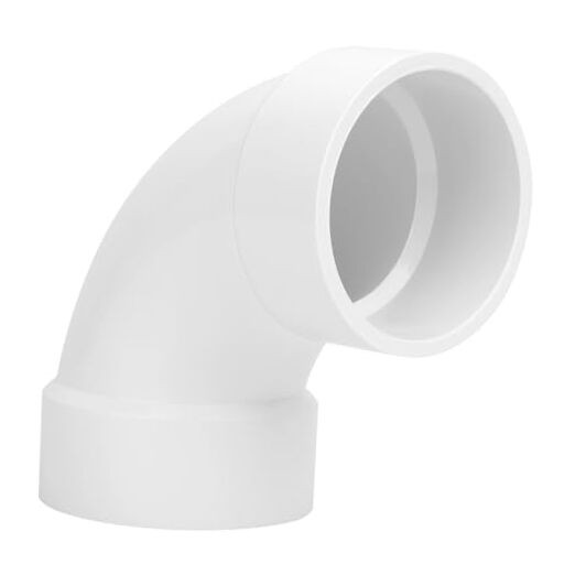 3" PVC DWV Sanitary 90-Degree Elbow (Socket x Socket) 3Inch DWV 90-Degree Elbow