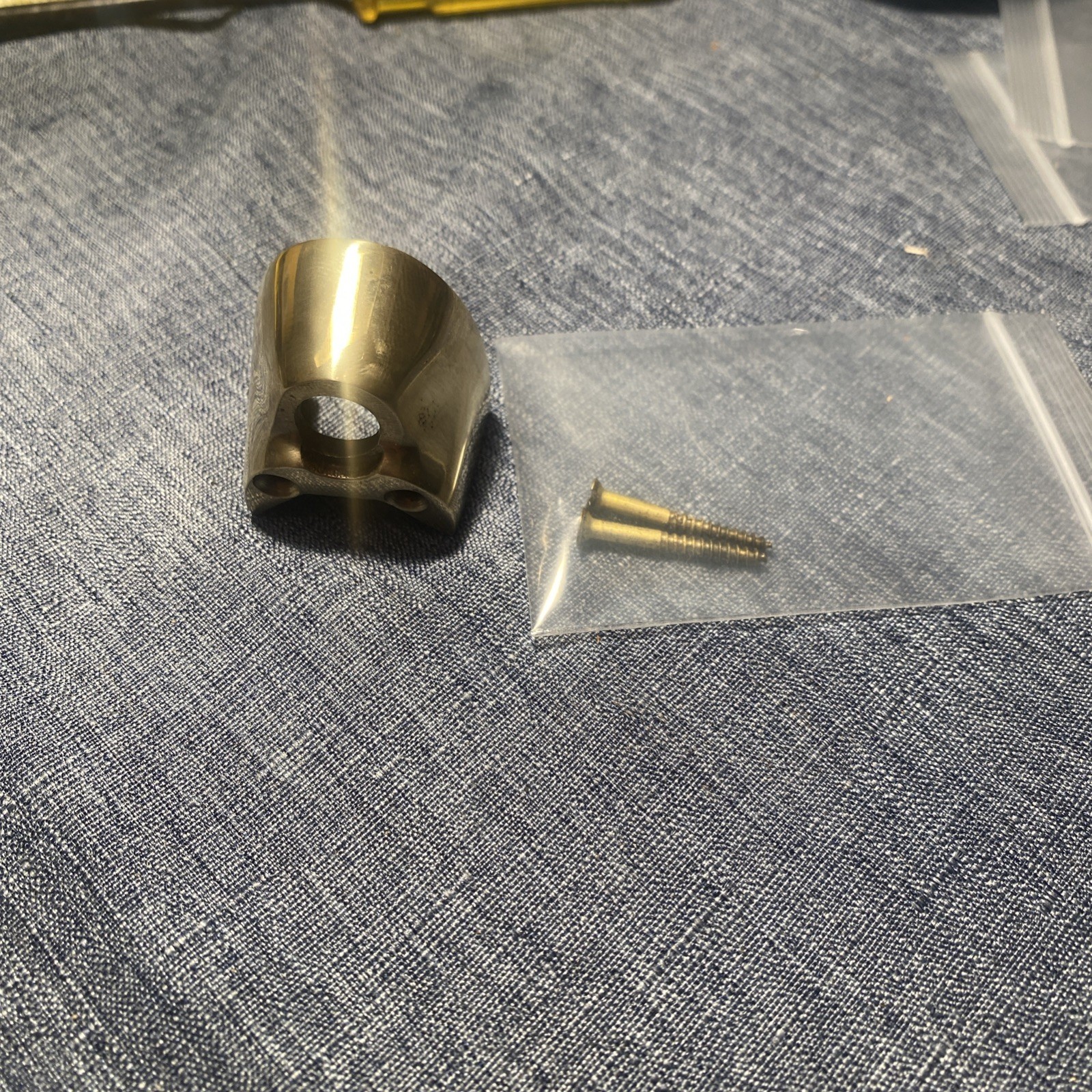 Brass Nose Cap From CVA Hawkins Muzzleloader With Screws