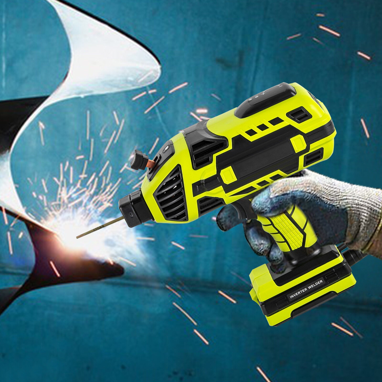 Handheld Electric Portable ARC Welder Gun DIY Upgraded Welding Machine 4600w