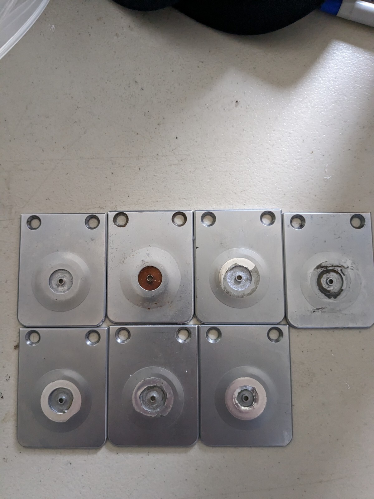 Lot Of 7 Needle Plate Metal For Tajima Commercial Embroidery Machine TMF