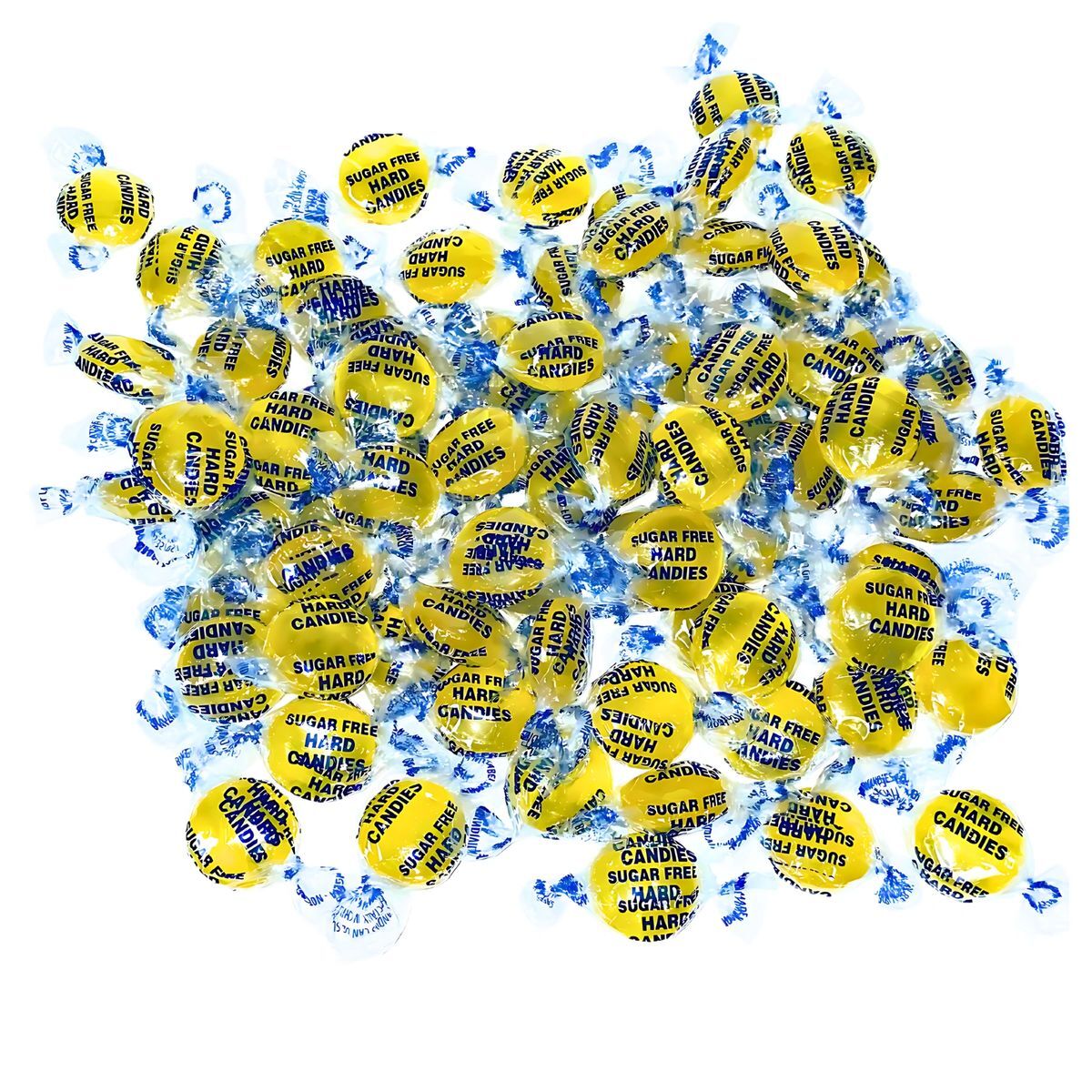 Arcor Sugar Free Lemon Drops 1 lb Bulk Bag Lemon Hard Candy