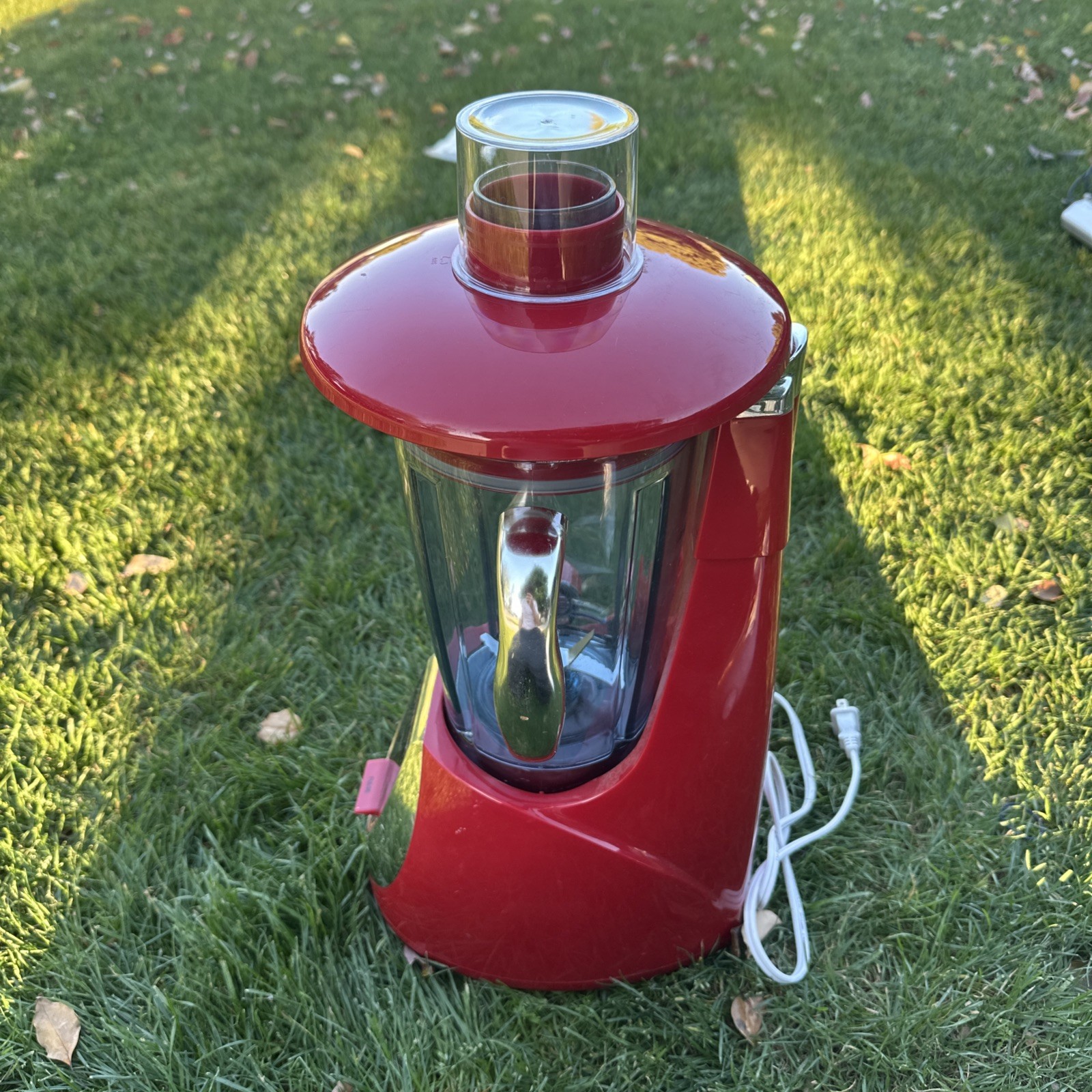 Vtg Red Torpedo Model 8337 Multi-Purpose Table Top Blender Juicer
