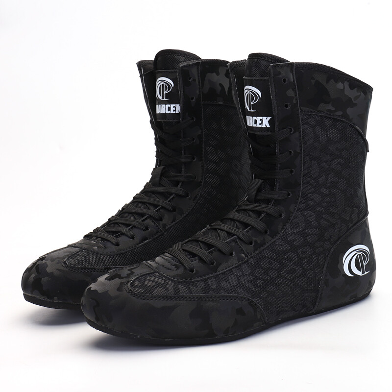 Professional Men Wrestling Shoes Wear-Resisting Boxing Footwears Fighting Boots