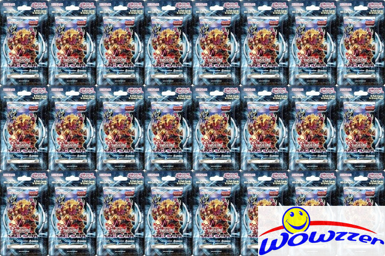 YUGIOH TCG Number Hunters (24) BLISTER Booster 1st Edition Packs=BOX! 120 Cards!