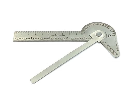 Multi Purpose Protractor Square Rule Centre Finder Drill Point Gauge Hand Tools
