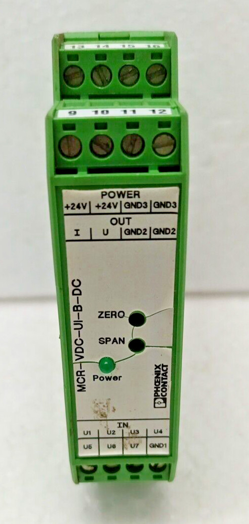 Phoenix Contact MCR-VDC-UI-B-DC Ord No. : 2811116 Voltage Measuring Transducer