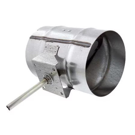 Zoro Select Vcdr-53-6-Kit Manual Damper, 6 In Dia., 11 In H,  Vcdr-53-6-Kit