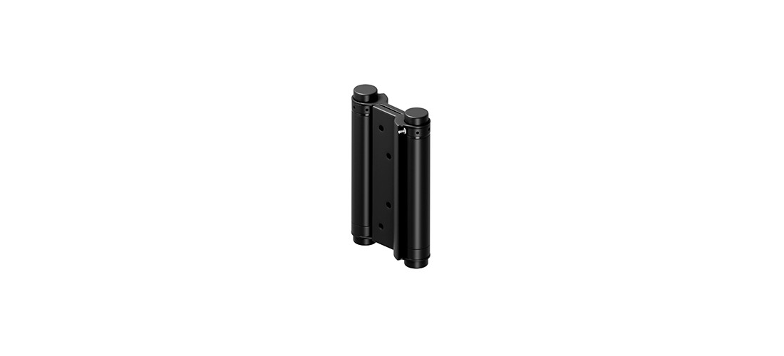 DASHS Double Action Saloon Hinge (Each) - 4", 5" and 6" Heights Paint Black