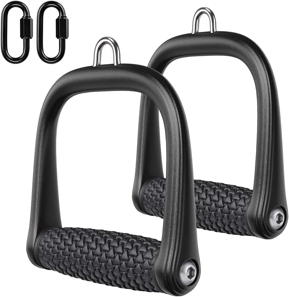 BeneLabel D Handle Cable Attachment, Cable Attachments for Gym, Non-Slip and Com