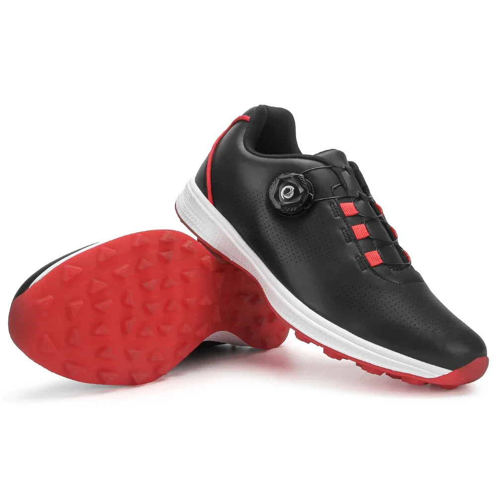 Men Outdoor Golf Sports Shoes Big Size Walking Waterproof Golfers Flat Sneakers