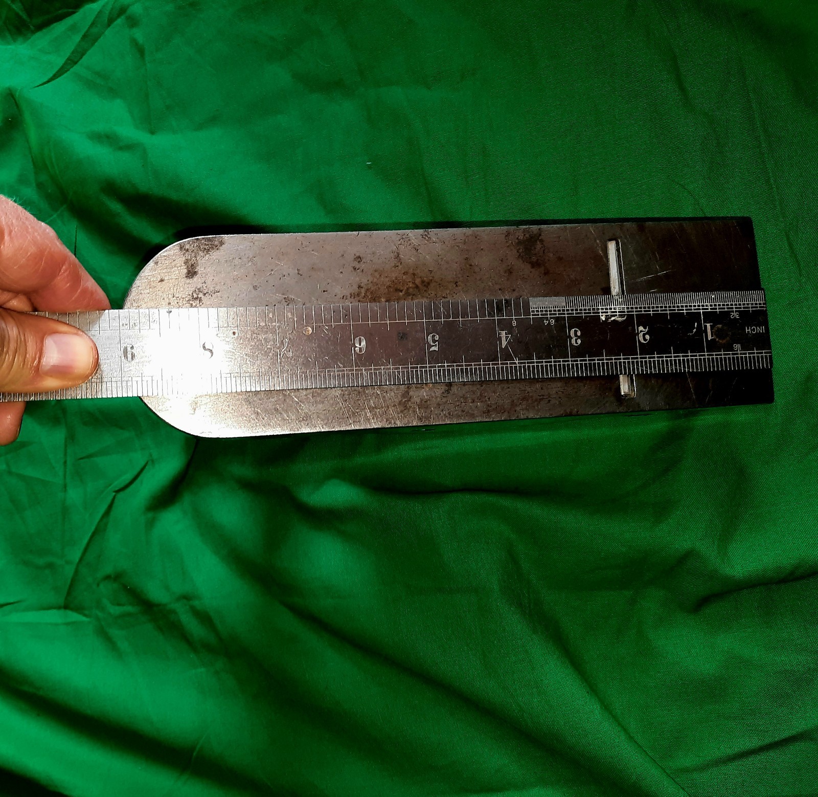 9" Infill smoothing plane with T. Ibbotson iron.