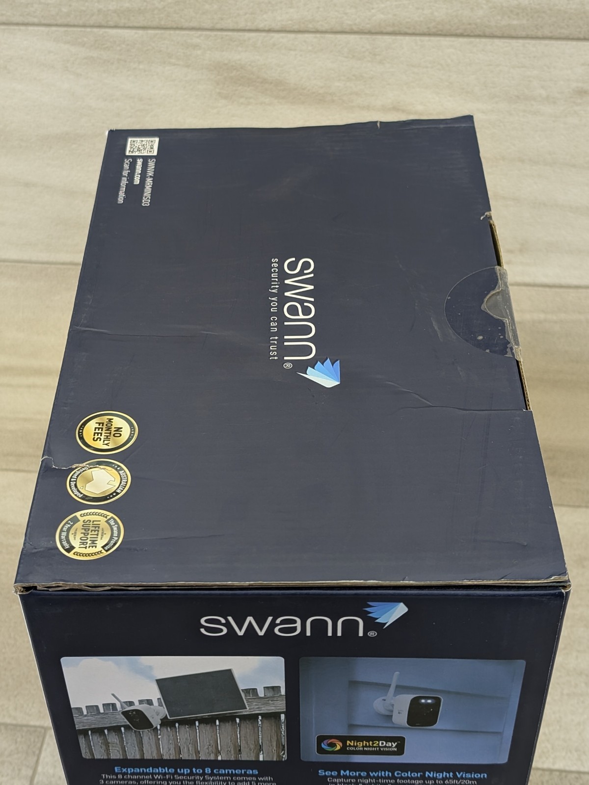Swann MaxRanger4K 3-Camera Long-Range Wireless Security System Max Ranger 4K New