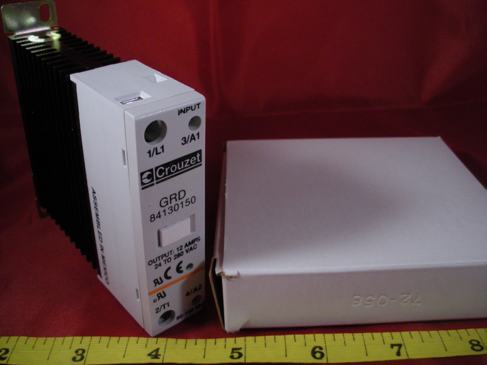 Crouzet GRD 84130150 Solid State Relay Din Rail Mount output 12a 24-280v ac New