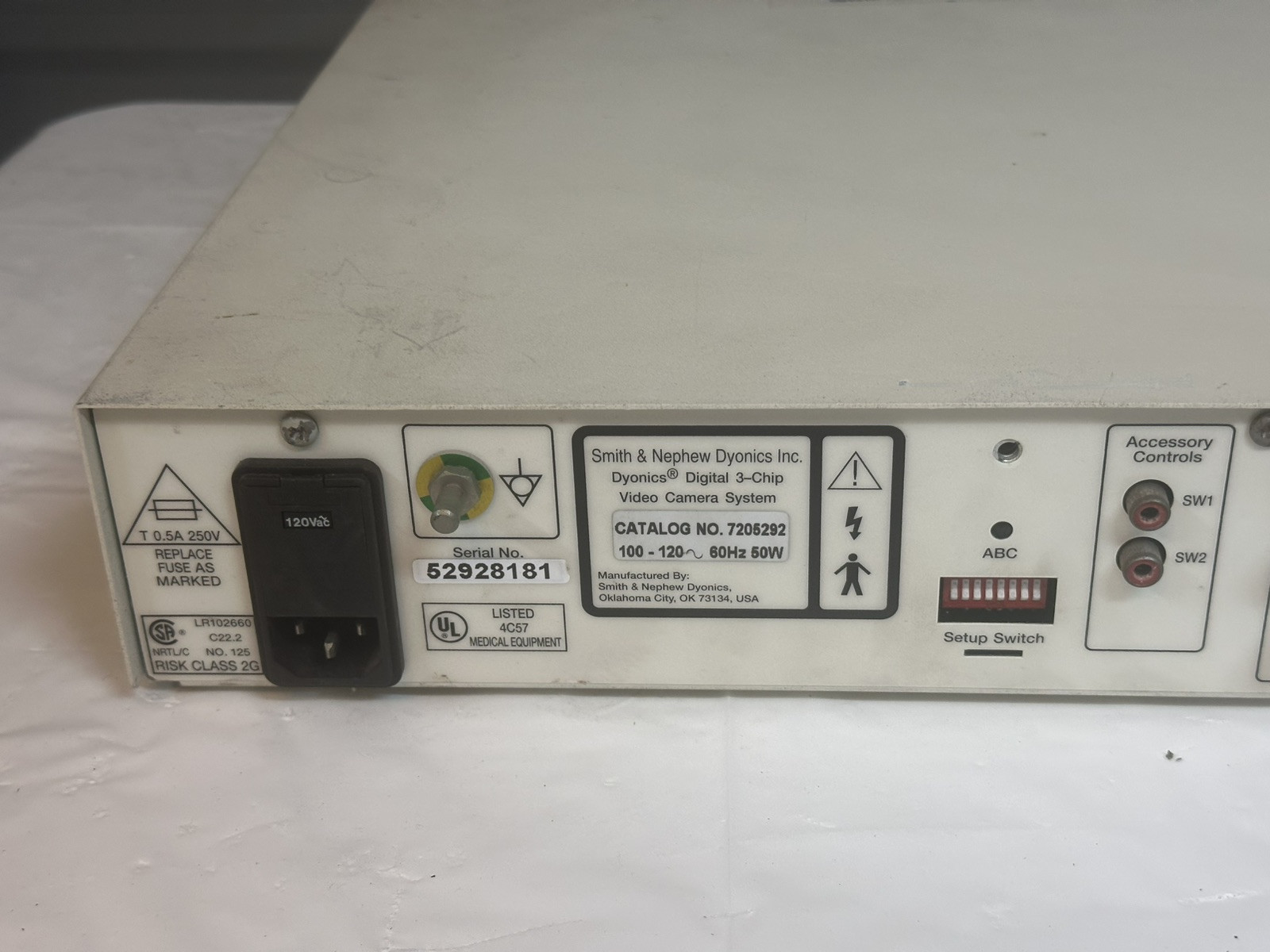 Smith & Nephew Dyonics 7205292 Digital 3-Chip Video Camera System - Works!