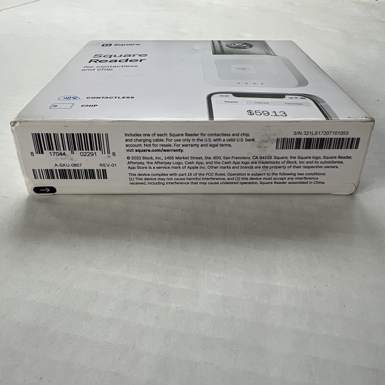 Square Reader For Contactless And Chip, New