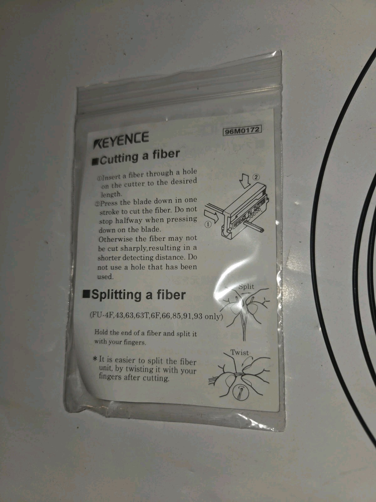 NEW GENUINE KEYENCE FU-66 SENSOR