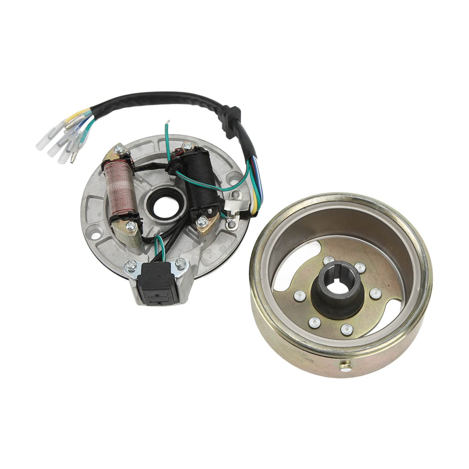 Magneto Stator Flywheel Rotor Set Sturdy Aluminum Good Performance Engine Par...