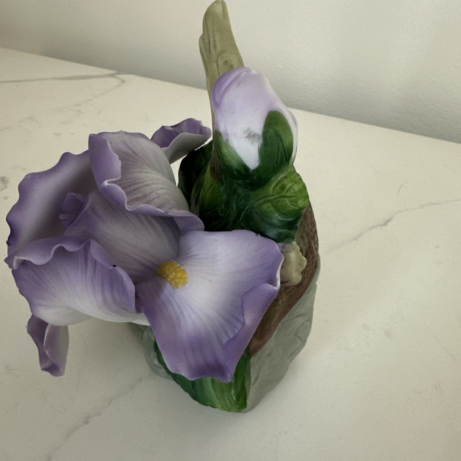 Porcelain Iris Nightlight Cover For Plug In Wall
