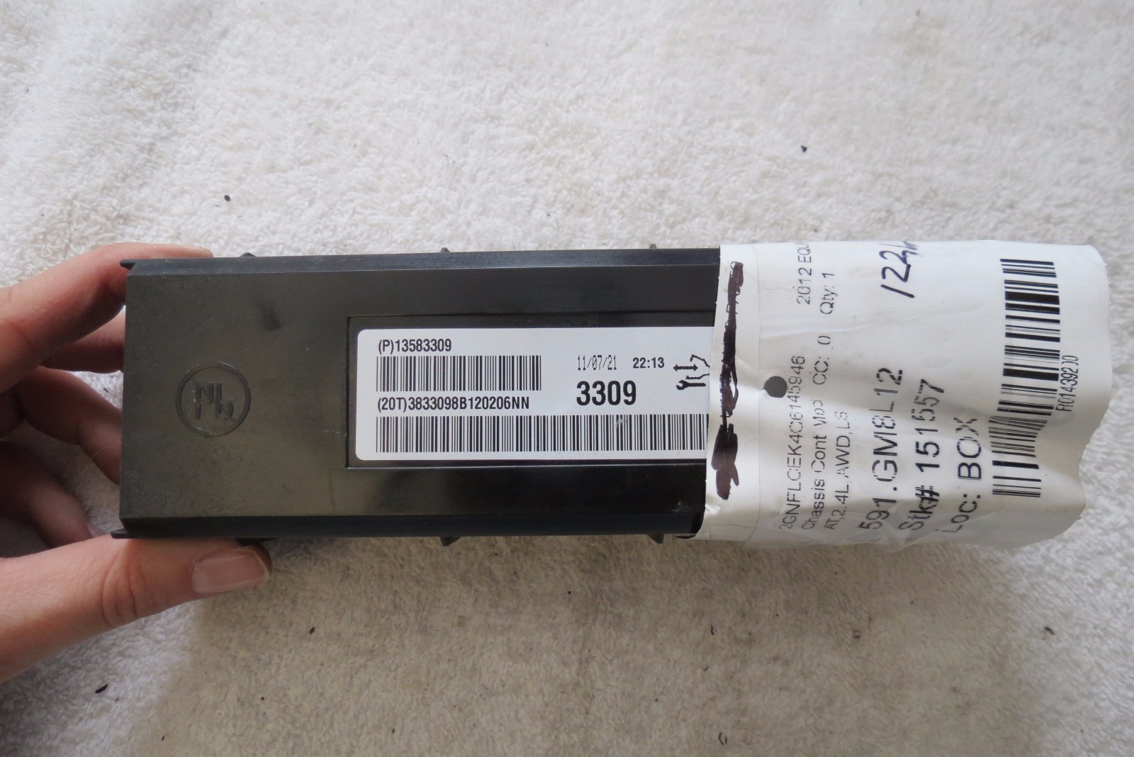 12 2012 Chevrolet Equinox Temperature Climate Control Module 13583309 OEM 122L