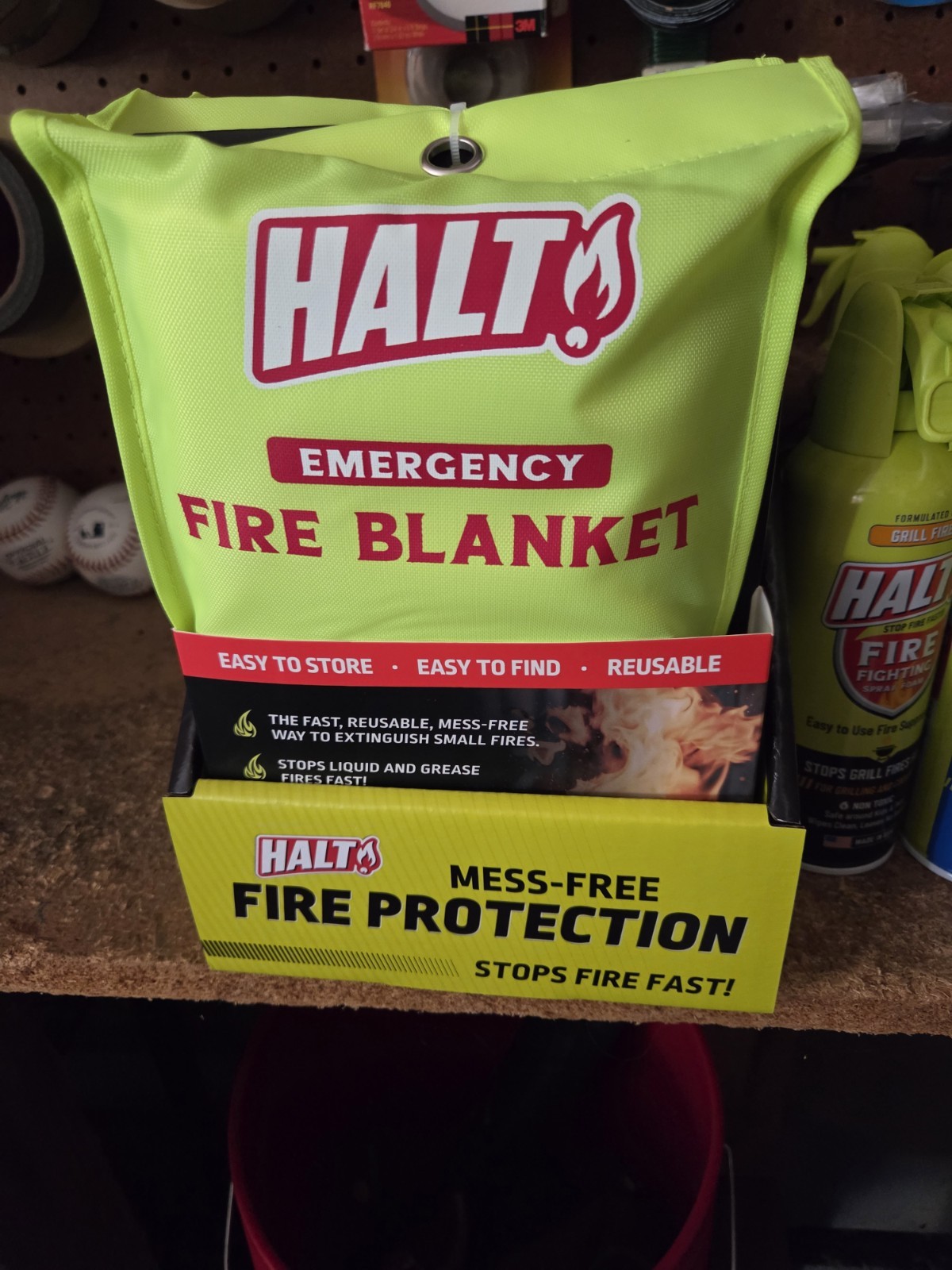 HALT FIRE EXTINGUISHER BLANKET 39" X 39"