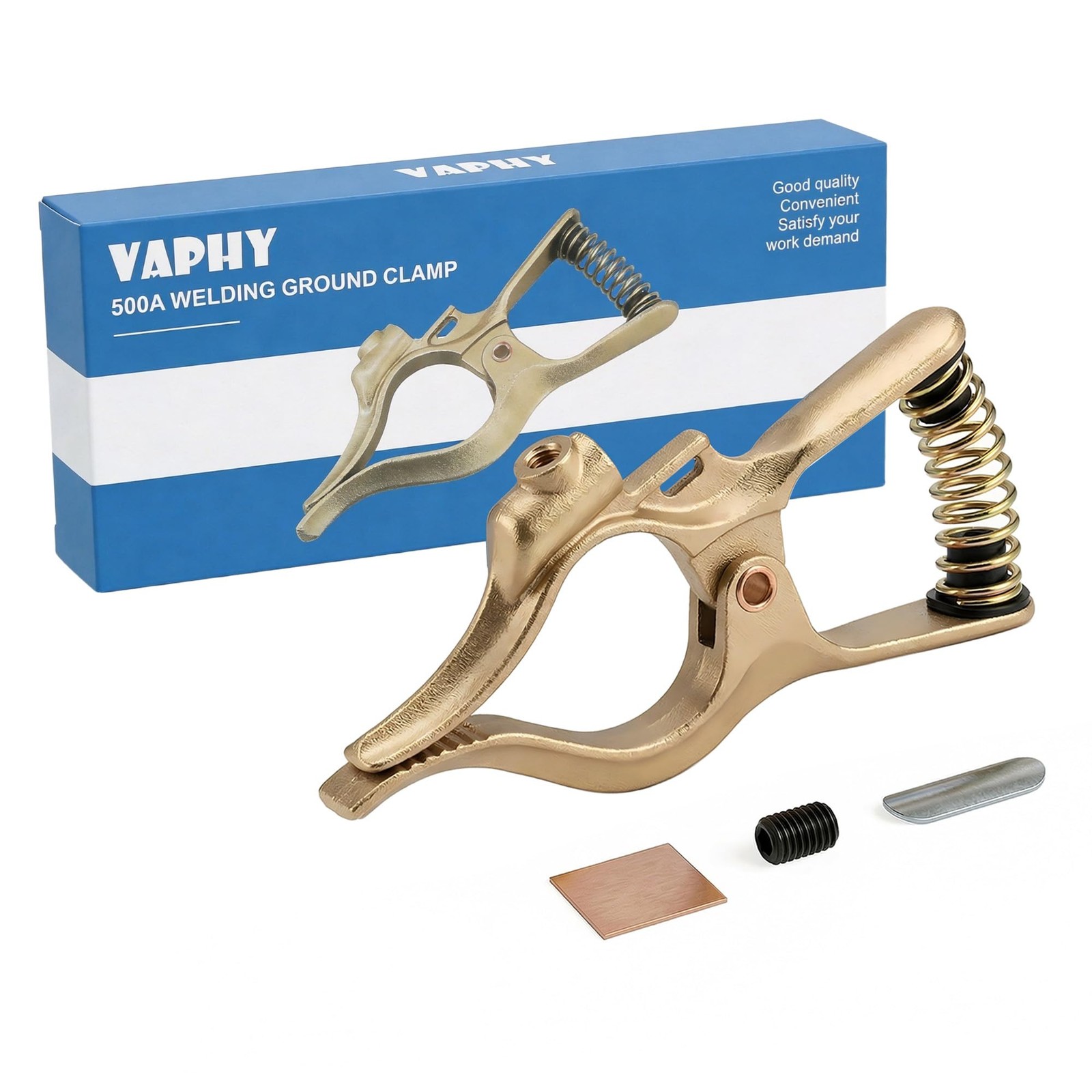 TStyle Welding Ground Clamp Brass 500Amp