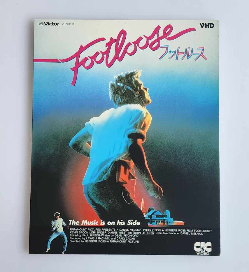 Footloose (1984) Paramount RARE VHD Kevin Bacon VHP78118 video high density