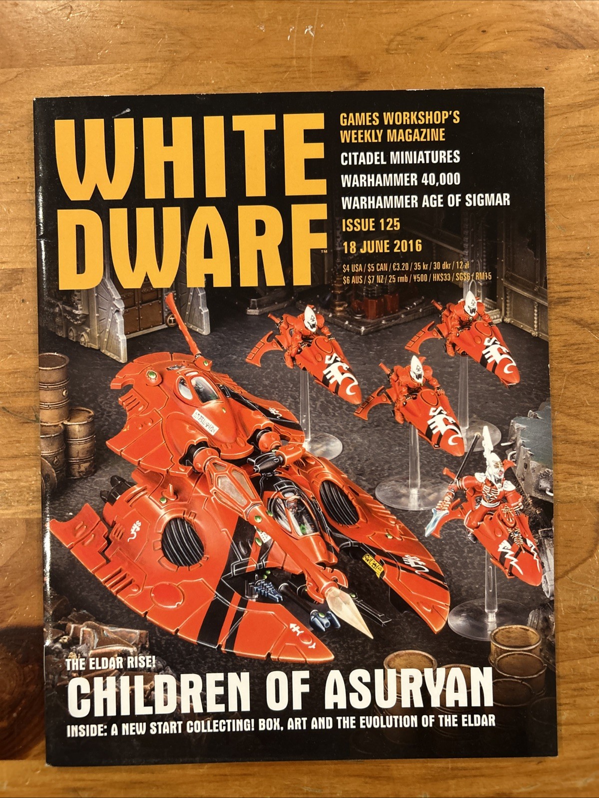 WARHAMMER MAGAZINE WHITE DWARF ISSUE 125 JUNE 18 2016 Children Of Asuryan