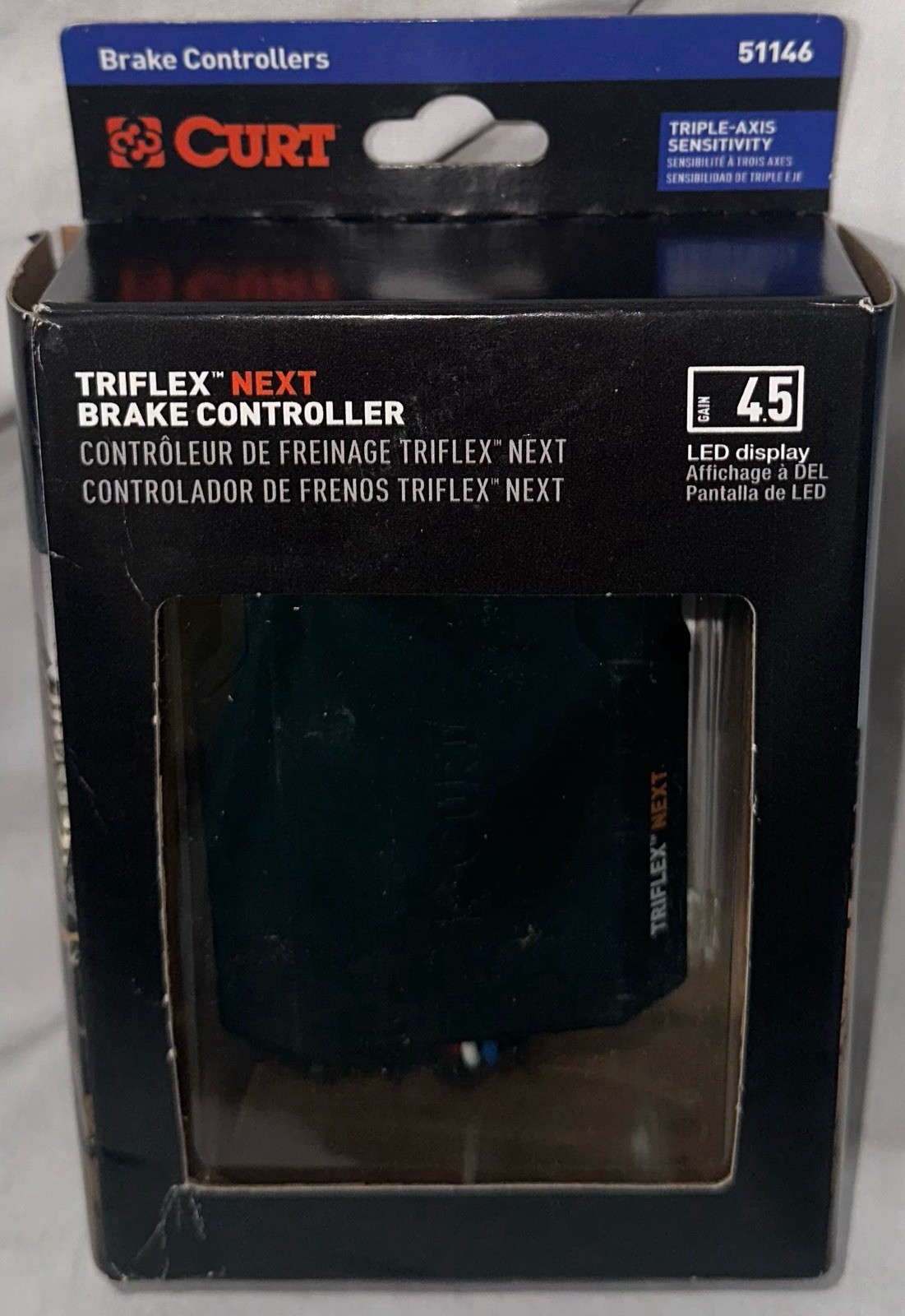 CURT Triflex Next Trailer Brake Controller Proportional, 51146
