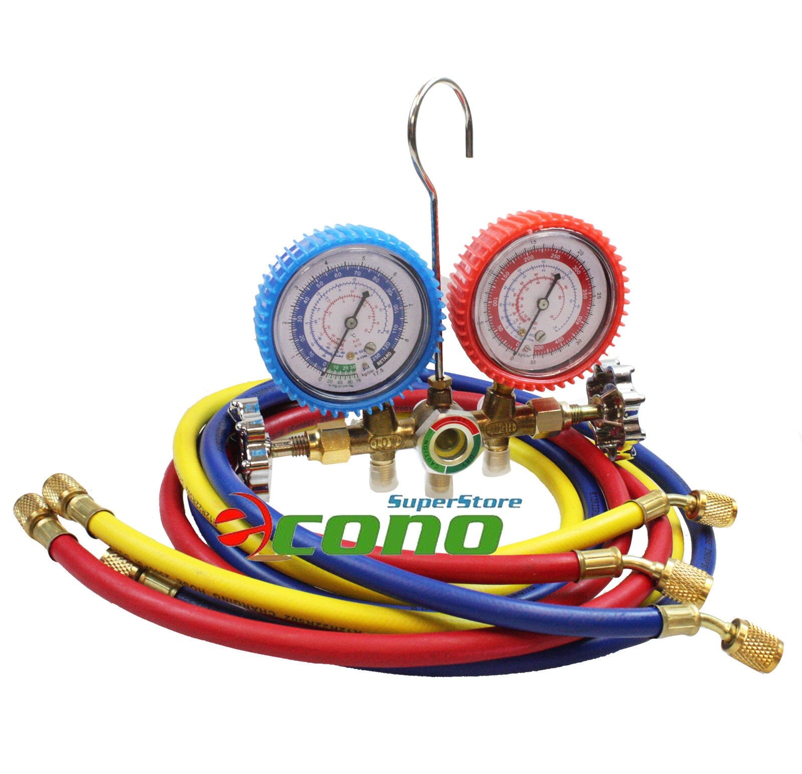 R22 R12 R134A R502 A/C Diagnostic Service Manifold Gauges Set