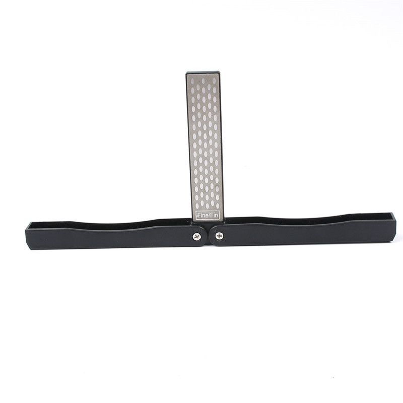 Double Sided Fold Portable Pocket Knife Sharpener Kitchen Sharpening