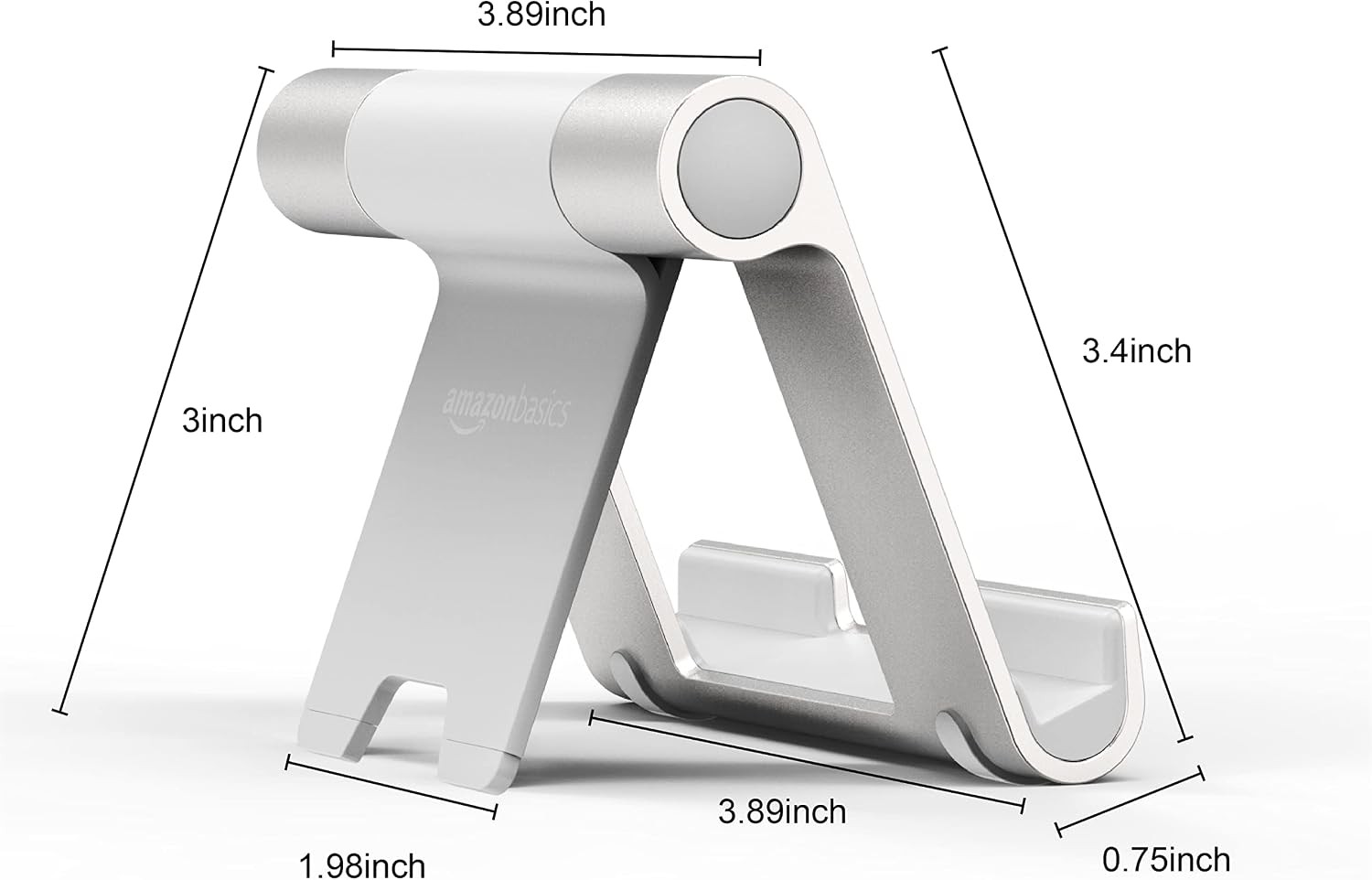 AmazonBasics L6LSH001-CS-R Multi-Angle Portable Stand for Tablets, E-readers