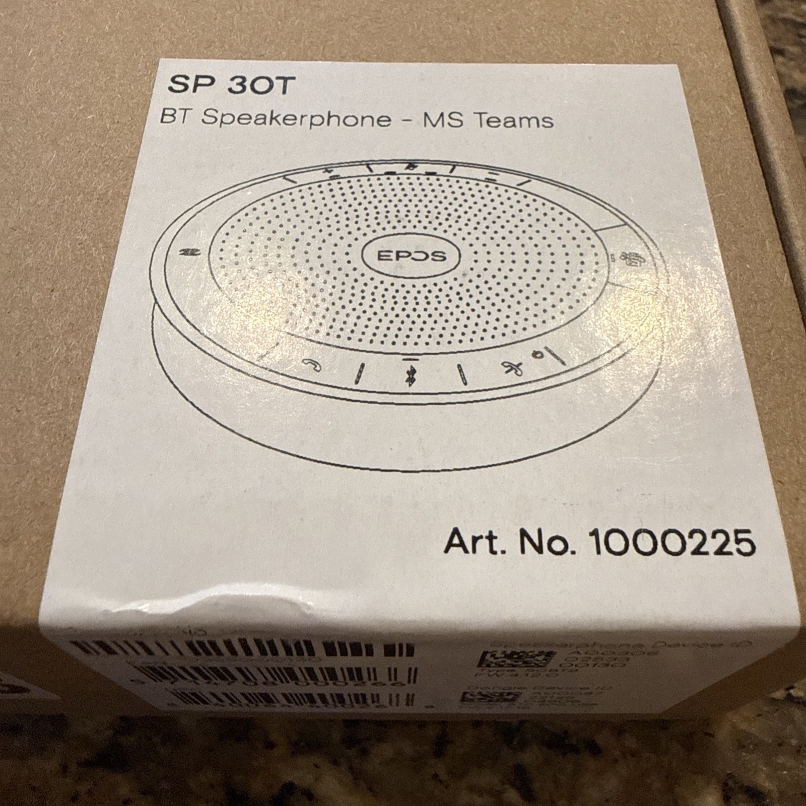 EPOS Expand SP 30T MS Teams Certified Portable Bluetooth Speakerphone 1000225