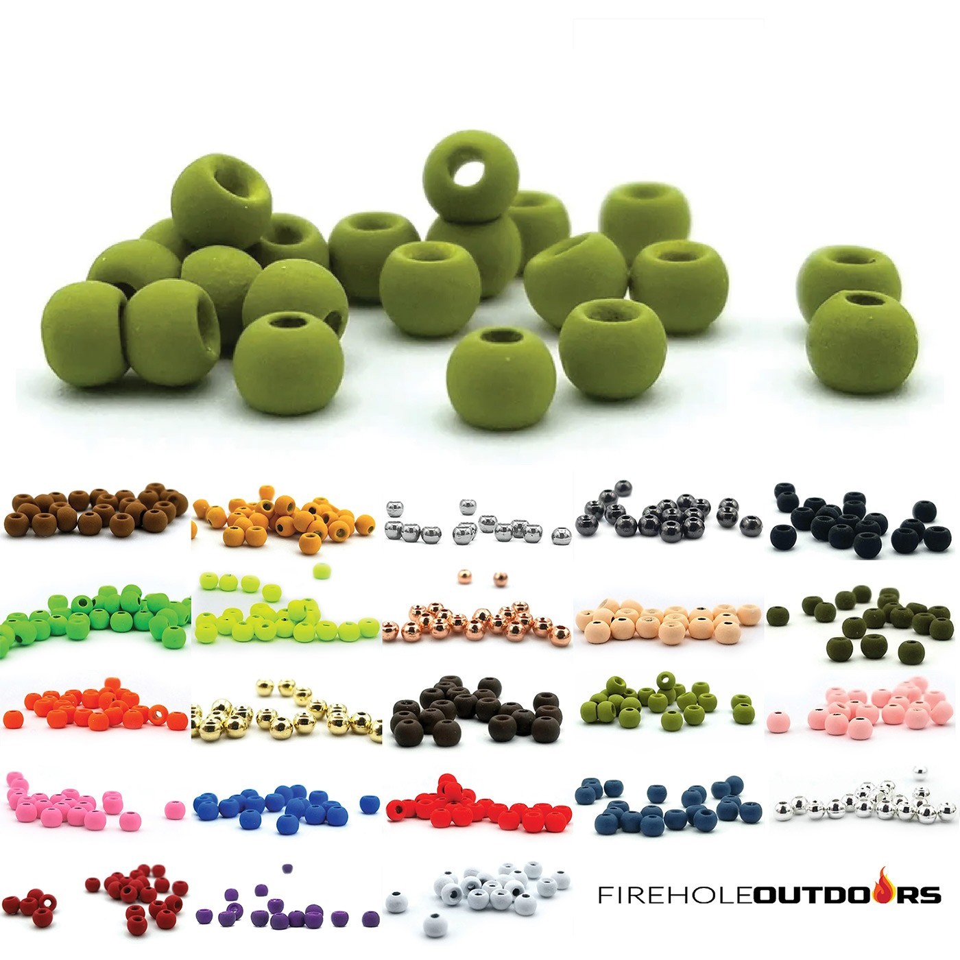 FIREHOLE STONES (ROUND TUNGSTEN BEADS) - Fly Tying Nymph & Streamer Heads NEW!