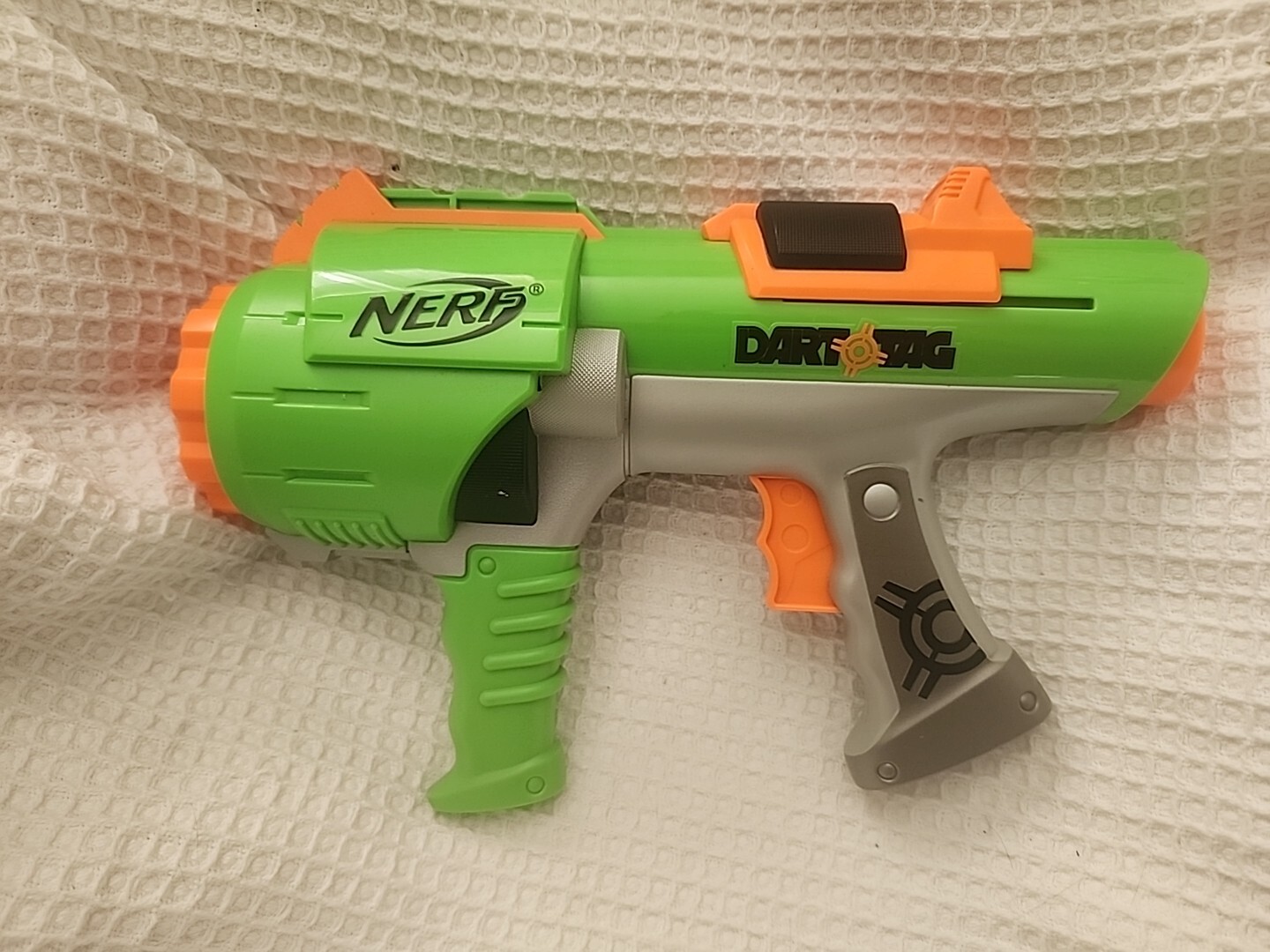 Nerf Dart Tag Green Gun Blaster - 10 Round Barrel Tested (Works Awesome) 2005