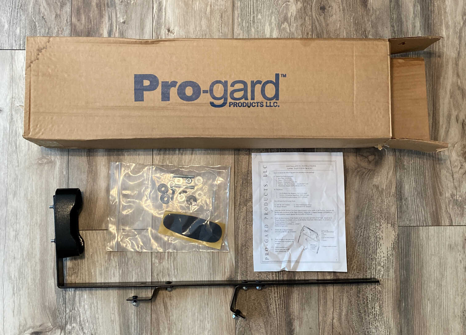 Pro-Gard Partition Vertical Rifle Shotgun Gun Rack Mount G4906 Series