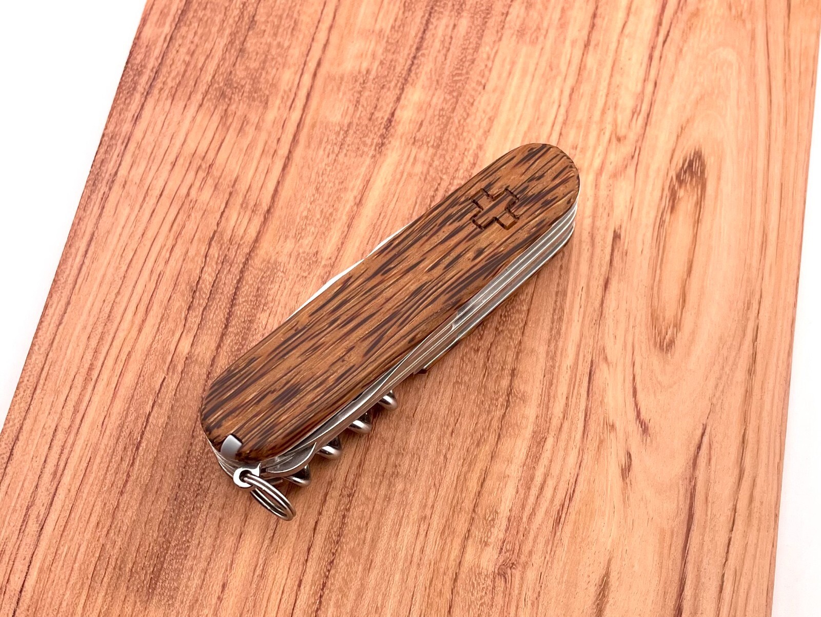 Scales Cover Handles Grips For Victorinox  Scales Plus 91mm Natural Palm Wood