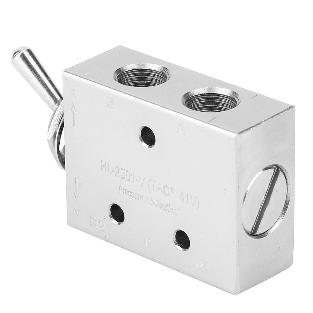 G1/8in Toggle Valve Valve 5-Way Industrial Control for Household