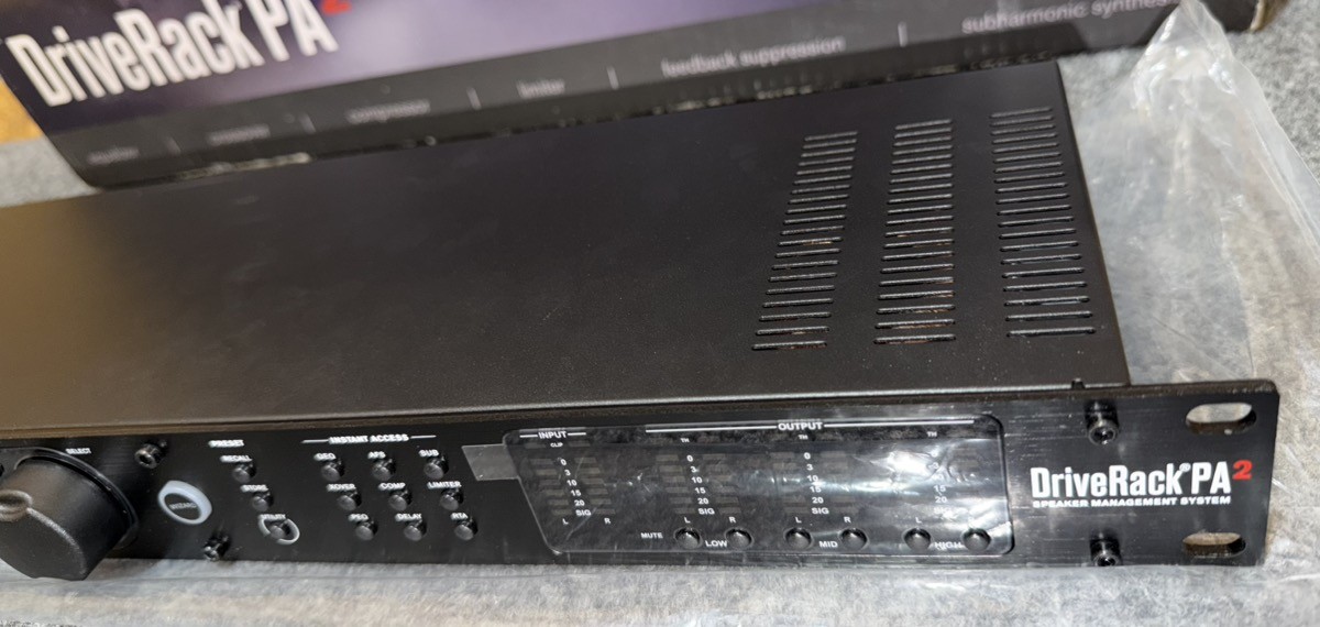 DBX DriveRack PA2 Speaker Management System (MPS006279)