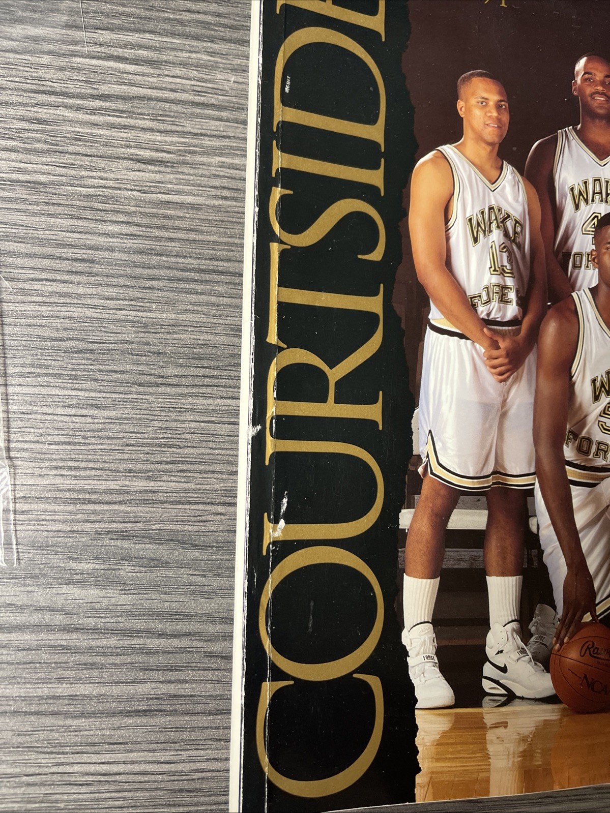1993-94 Wake Forest Basketball Outside Program Vol 1 Tim Duncan Freshman First
