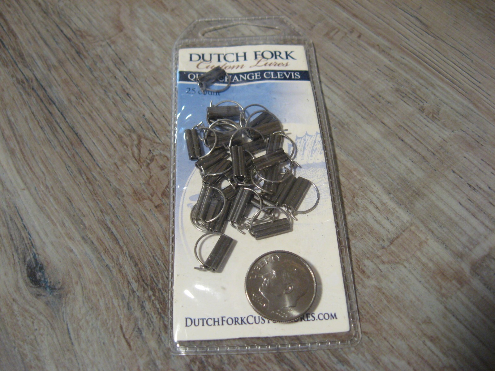 25 Dutch Fork Quick Change Metal Clevis - DFMQC01 - Quik Change Fishing Clevis