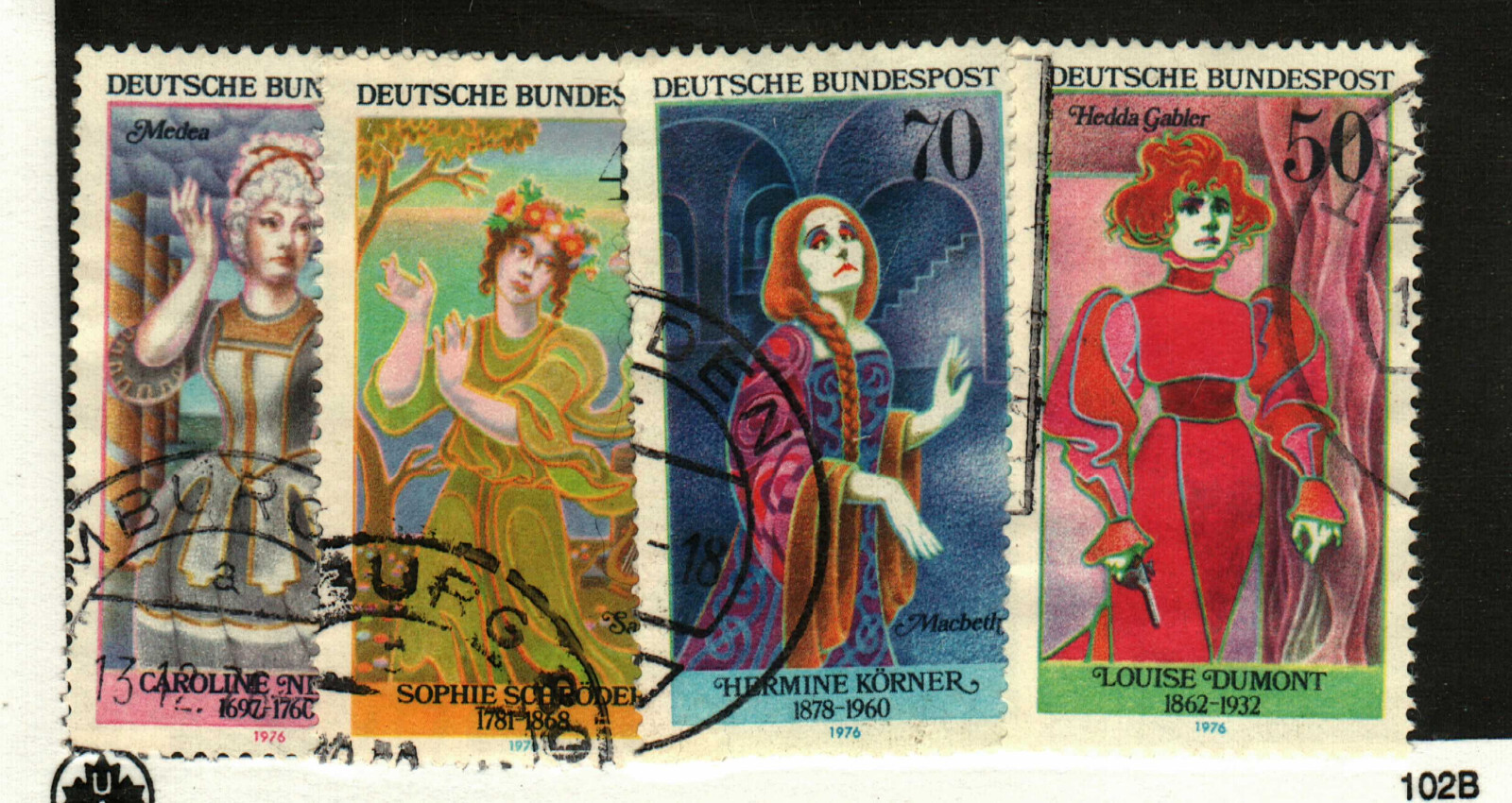 Germany #1225-8 used