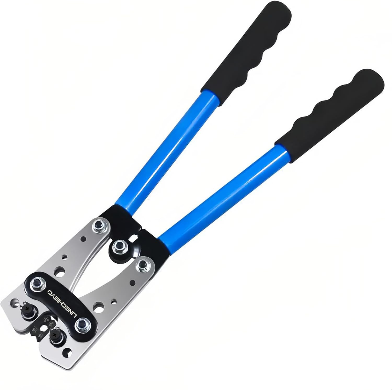 Battery Cable Lug Wire Crimper Tool for AWG 10,8,6,4,2,1/0 Gauge Copper Wire Lug