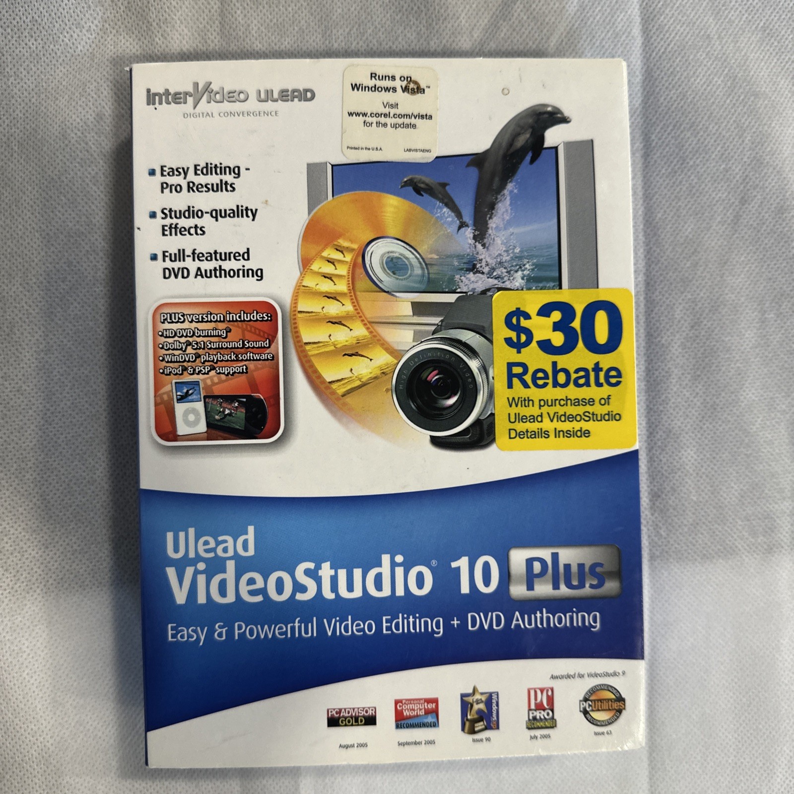Ulead VideoStudio 10 Plus Video Editing Software